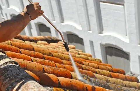 Nettoyage de toitures - Le Vernet